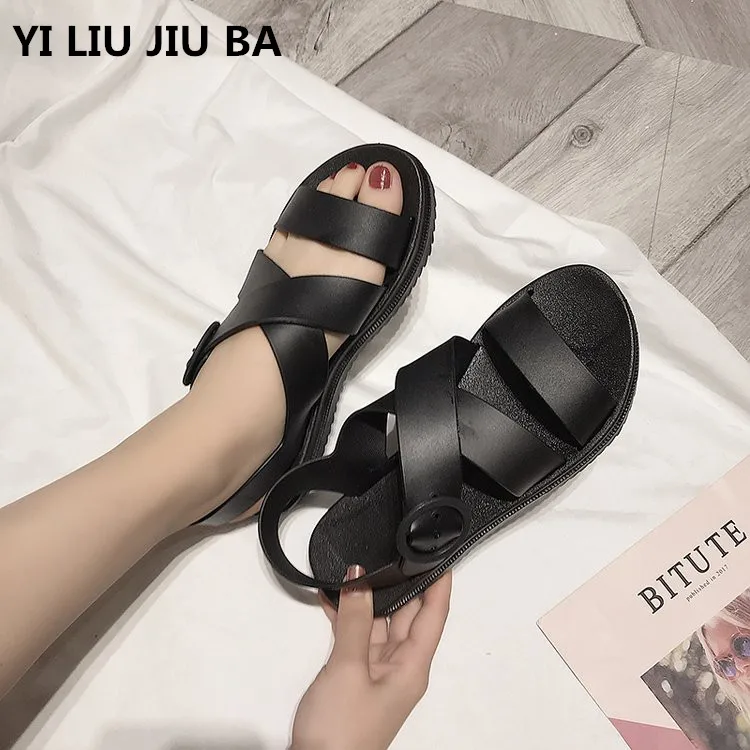 

new flats Women Sandals women Casual Slip-On Breathable Comfort Ladies Walking Shoes Summer flat Sandals Shoes women mujer **763