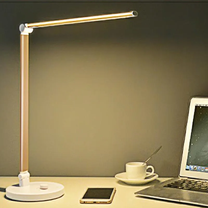 

Lamp LED Table USB Rechargeable 36 LEDs Desk Lamp 6W Rotation Stepless Dimmable Foldable Reading Light for Working Study