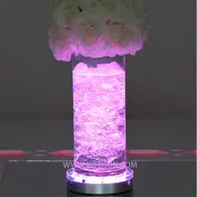 С дистанционным управлением Круглый 6 дюймов свет база центральный Свадебный декор deft дизайнерский светодиодный светильник база