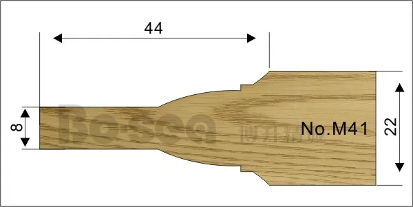 Формирователь резак для двери Деревообработка режущей головки двери Панель повышение режущая головка - Длина режущей кромки: M41