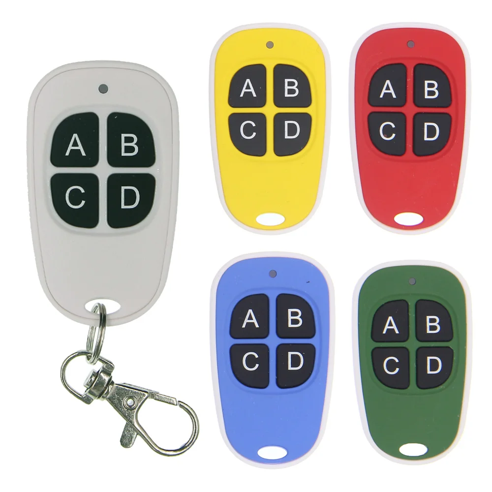 

2018 Colorful 4 CH Channel 4CH RF Transmitter Wireless Remote Control ,315/433 MHz,EV1527