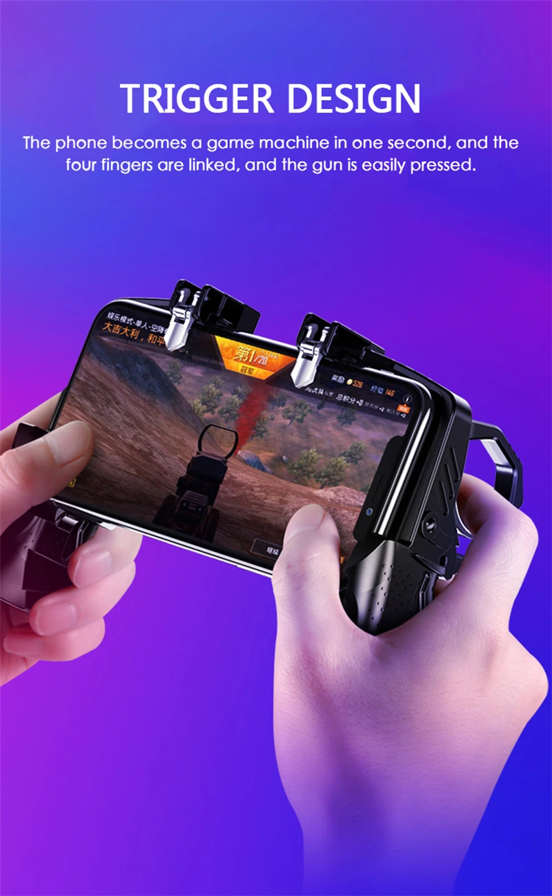 Pubg мобильный игровой контроллер геймпад для Xiaomi mi 9 mi x 2s 3 Iphone 8 Xr Xs 7 Ga mi ng Grip Fan L1r1 триггер огонь Кнопка джойстика