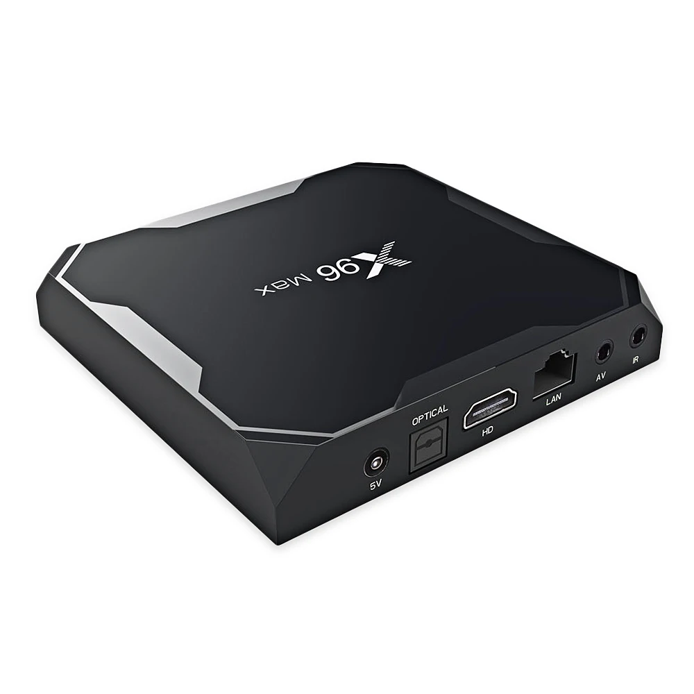  X96 MAX Android 8.1 Smart TV Box Amlogic S905X2 Quad Core 4G 32G/64G 2.4+5.8GHz WiFi BT Set Top Box