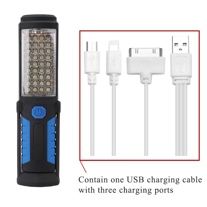 USB зарядка фонарик Встроенный перезаряжаемый аккумулятор светодиодный