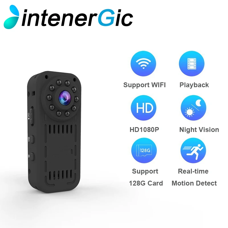 

Home intelligent wireless WIFI mobile outdoor ultra small remote mini pinhole HD1080P monitoring camera support 128G card