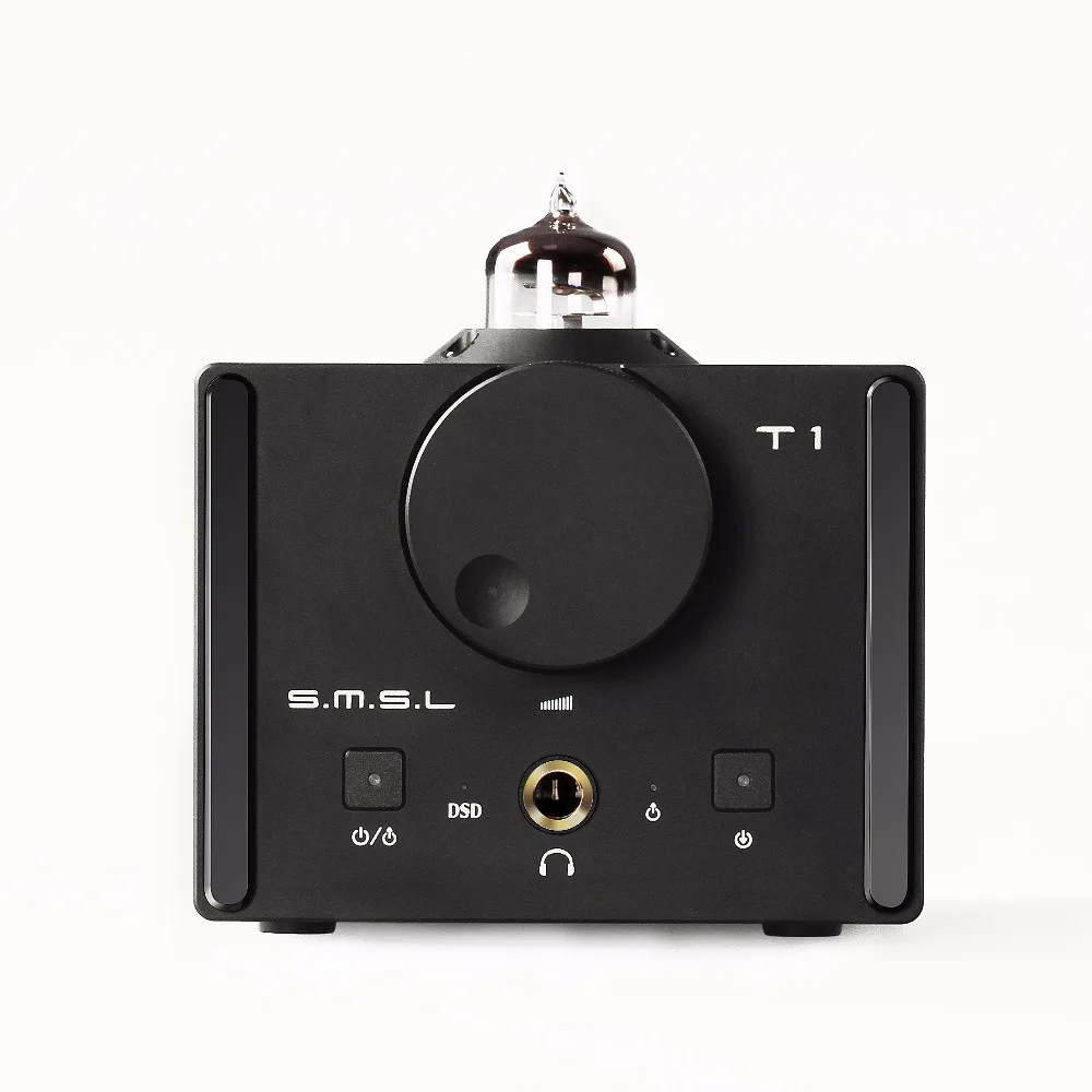 SMSL T1 Hi Fi аудио ЦАП cm6632a ak4490eq dsd512 трубки Усилители для наушников USB оптическая коаксиальный Вход RCA Выход 384 кГц