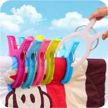 12pcs Big Size Stong Plastic Laundry Towel Clips For Patchwork Sewing Clamp Clothes Clip Drying Racks Windproof Hanging Pegs