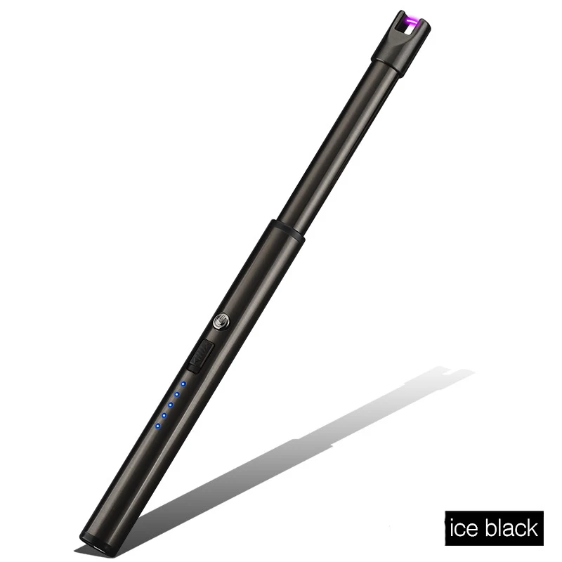 Новинка 2019 Электронная USB-зажигалка для барбекю со встроенным дисплеем без огня