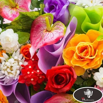 

Free shipping Vivid Flower Printing Aqua Print Film Hydrographic Film Water Transfer Printing Film HFF046 0.5M*10M