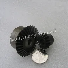 Bevel Gear 15Teeth 30Teeth ratio 1:2 Mod 2, 45# Steel Right Angle Transmission parts DIY Robot competition M=2