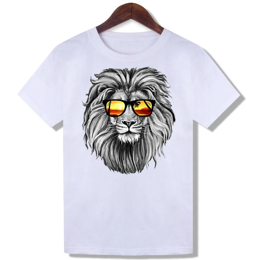 Dingtoll-Women-Newest-2016-Fashion-Short-King-Of-Lion-Printed-T-shirt-Funny-Harajuku-Tee-shirt (4)
