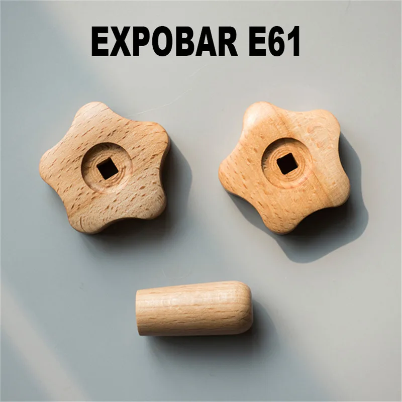 1 Set Coffee Machine Modification For EXPOBAR E61 Wooden Handle tools For WelhomeKD-310/KD-210S2/KD-270S Espresso Accessories - Color: For EXPOBAR