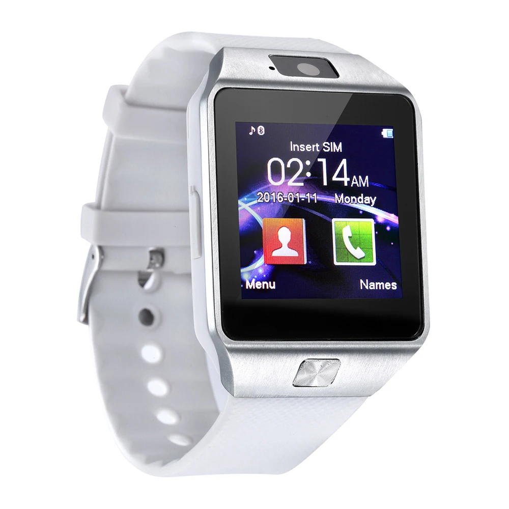 А DZ09 Мода Спорт Смарт часы Поддержка SIM TFCard Для телефона Android Smartwatch человек Камера