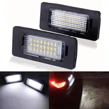 Новый 2 шт./компл. багажник автомобиля LED Подсветка регистрационного номера 24leds лампы для BMW E39 E60 E90 X серии dxy88