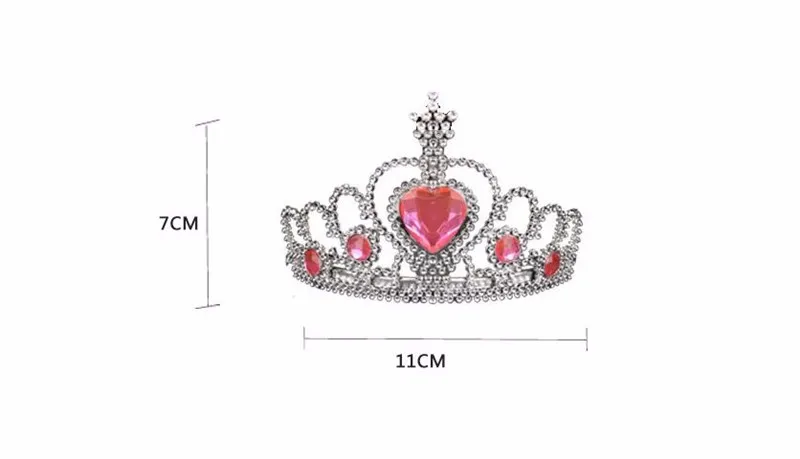 Эльза тиары принцесса Корона аксессуары для волос Алмаз Конфеты Цвет Тиара волшебная палочка вечерние свадебное Ювелирное Украшение