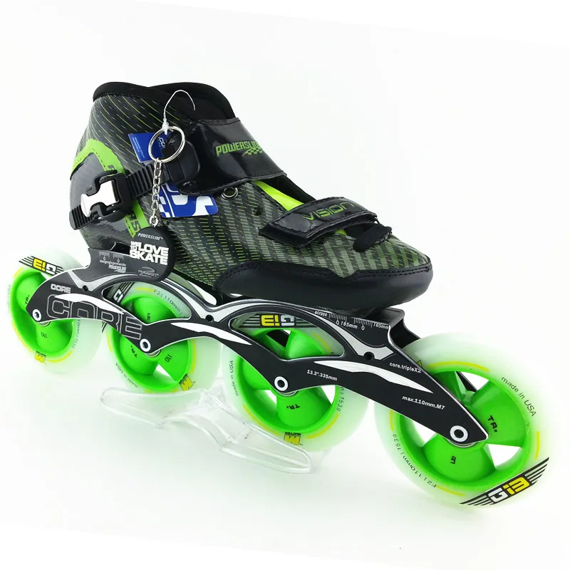

inline speed skates Carbon fiber professional women/men inline skates racing shoes adult child patines 4 ruedas skating shoes
