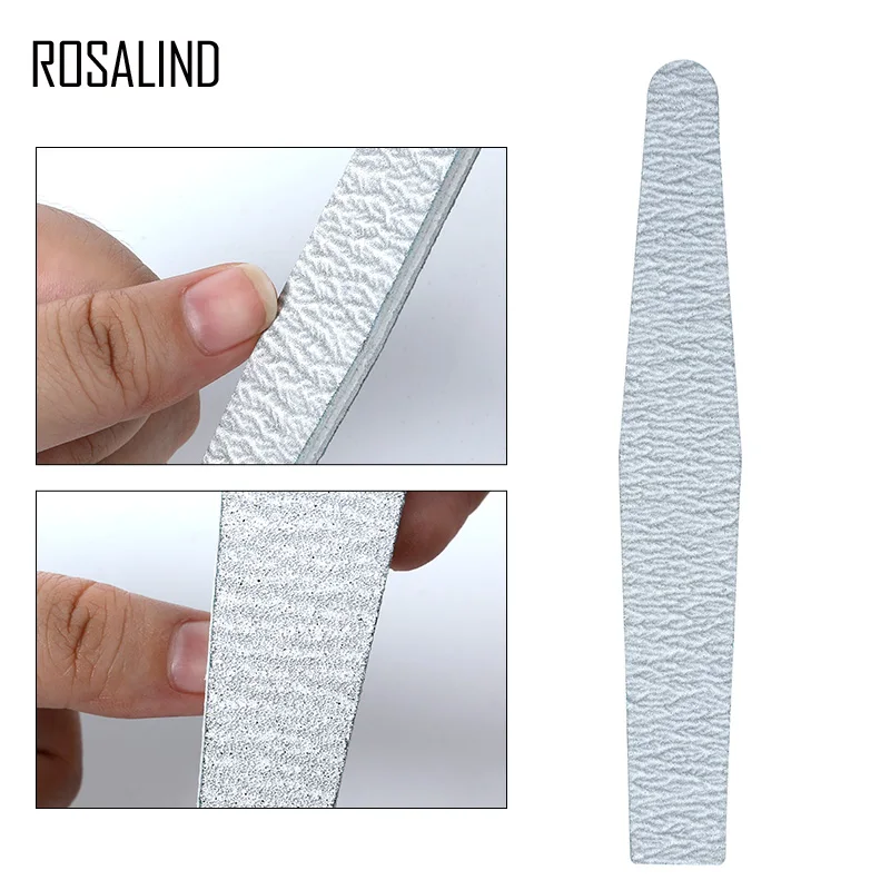 

ROSALIND 1PCS Nail Sanding Files Polish Buffer Manicure Pedicure Tips Gel Nail File Gel Polish Prime For Design Nail Art Tool