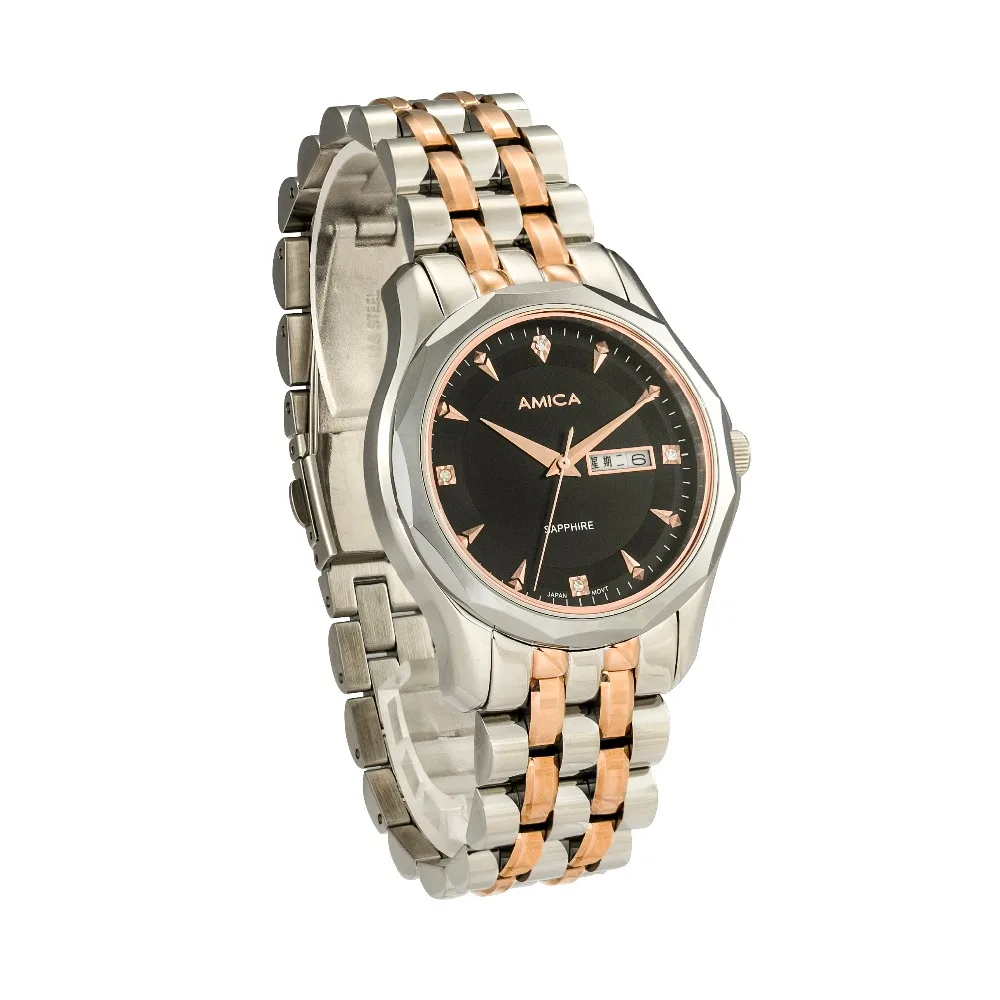 AMICA мужские s новые устойчивые к царапинам Роскошные брендовые модные часы из вольфрамовой стали с сапфировым кристаллом кварцевые часы мужские часы A15