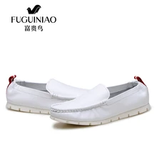 Модные белые мужские повседневные туфли для вождения; лоферы из натуральной кожи; мужские мокасины на плоской подошве; Sapato Masculino; обувь на платформе