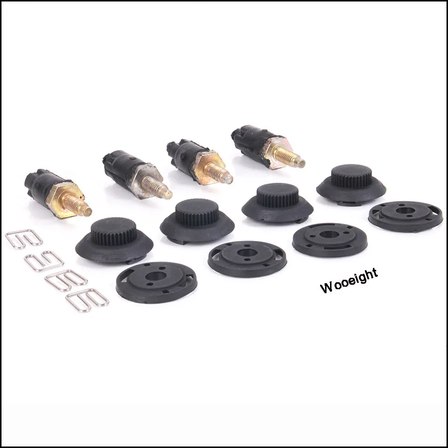 1 16Pcs Metal HDI Enigine Cover Clip Bolt Kit For Citoren Peugeot 306 307 206 207 High Quality Sets Car Accessories (1)