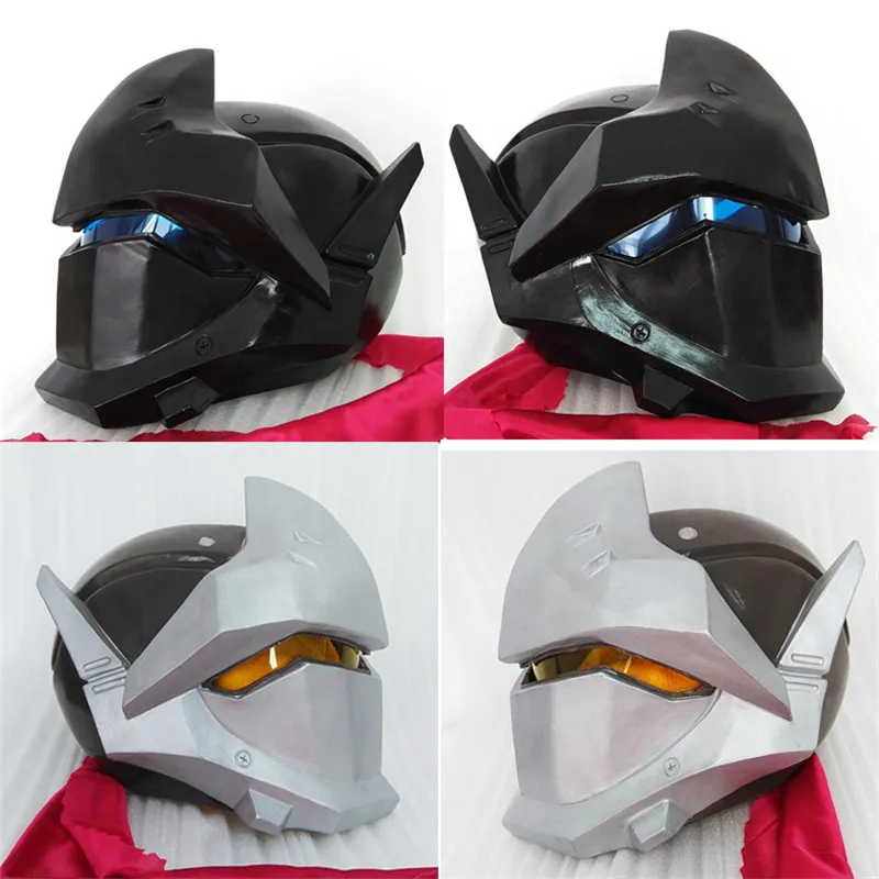 

Takerlama Game OW Over Watch Genji Mask Cosplay Costumes Knight Helmet Props 1:1 Handmade