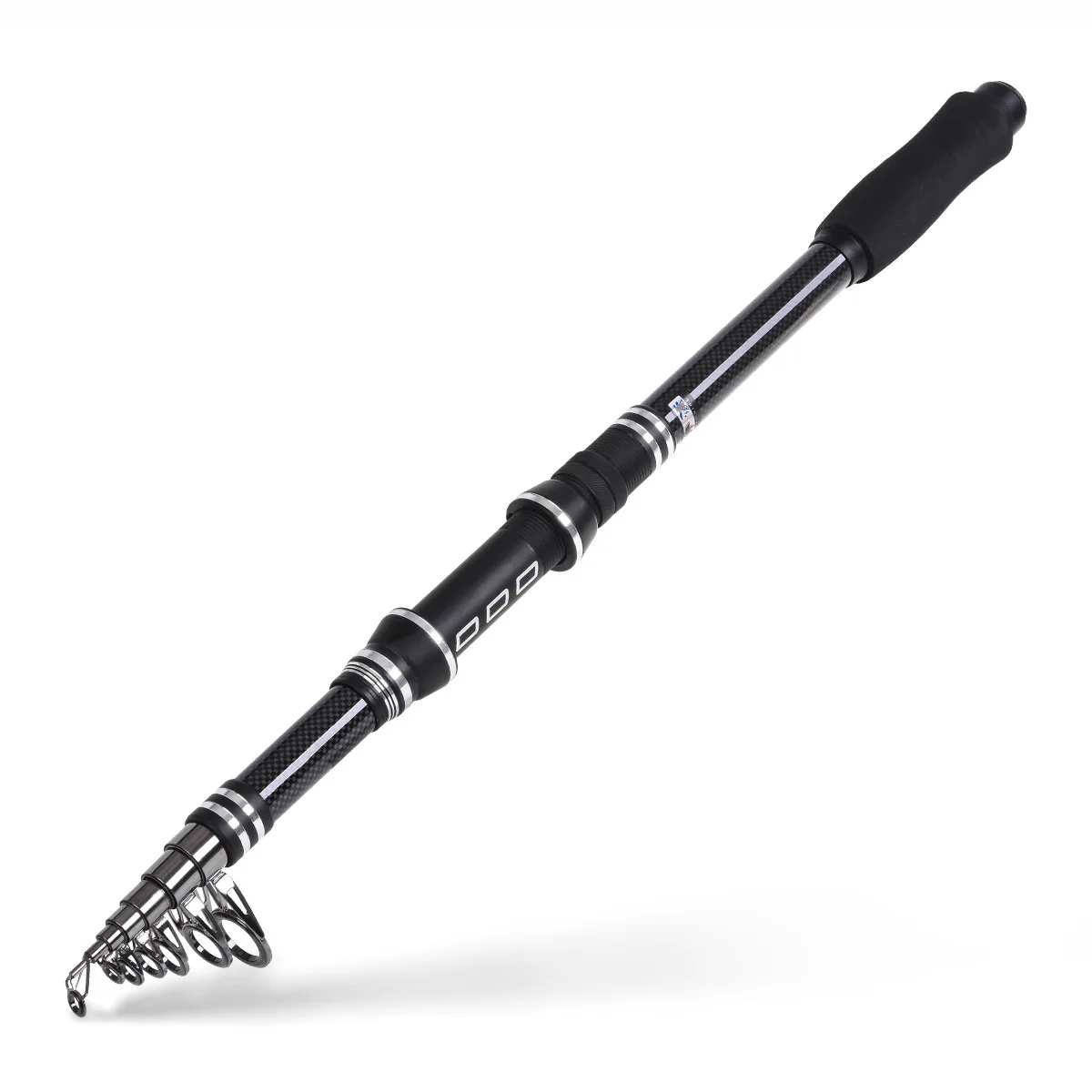 LEO TF black sea pole Aluminum alloy handle Lure cast rod Fishing Tackle Telescopic Fishing rod