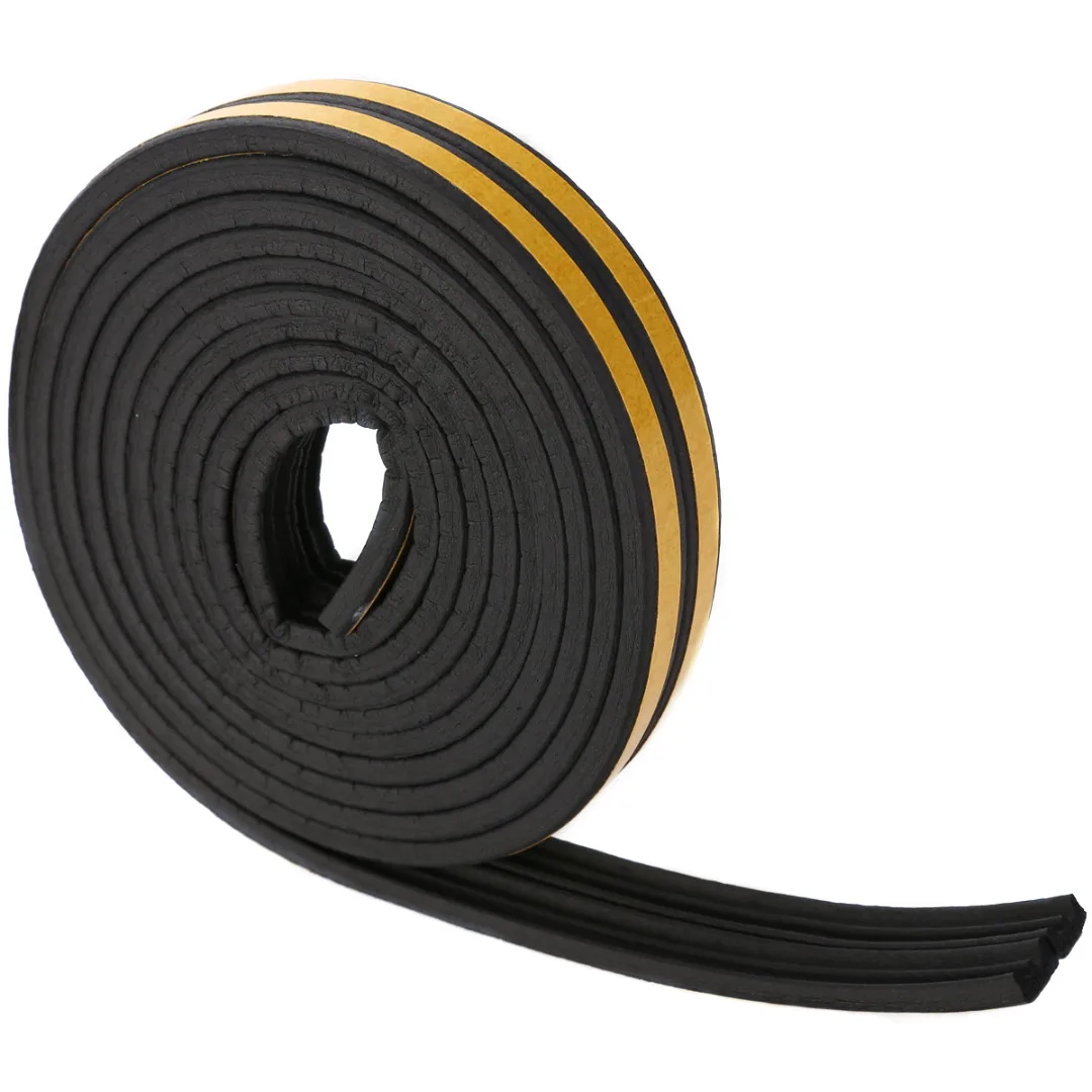 Mayitr 5M Foam Draught Excluder Avoidance Collision Self Adhesive Window Door Hardware Soundproofing Sealing Strip