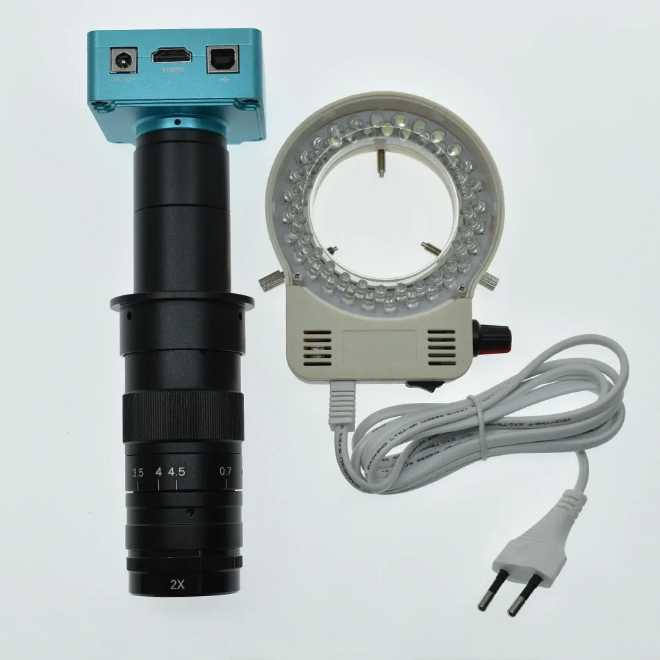 HD 28MP 1080 P HDMI usb микроскоп Камера + 130X 180X 300X 400X 600X Регулируемый увеличением C mount