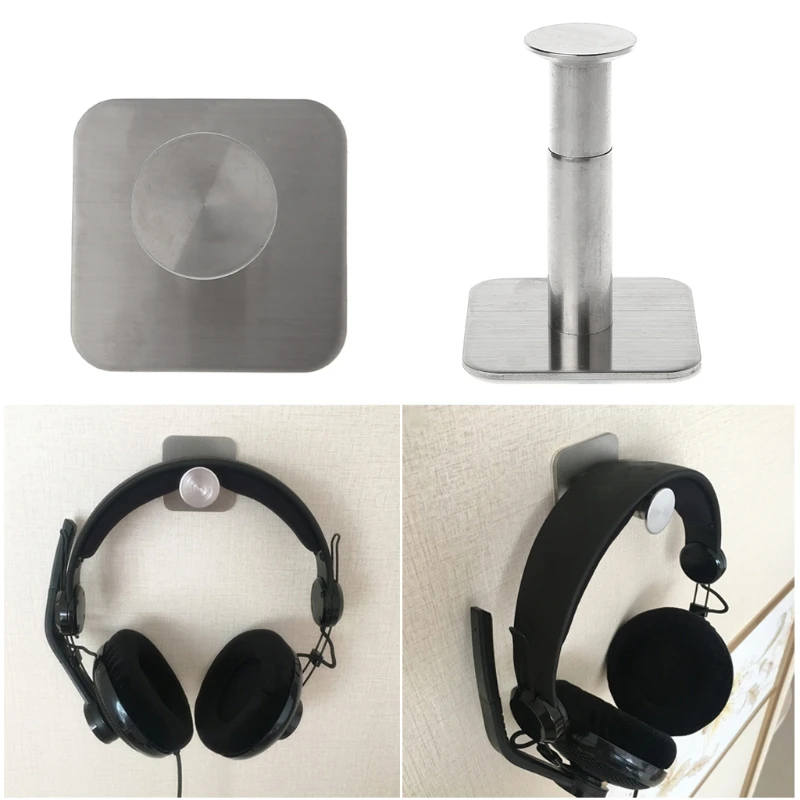 Stainless Steel Headphone Holder Portable Headsets Hanger Universal