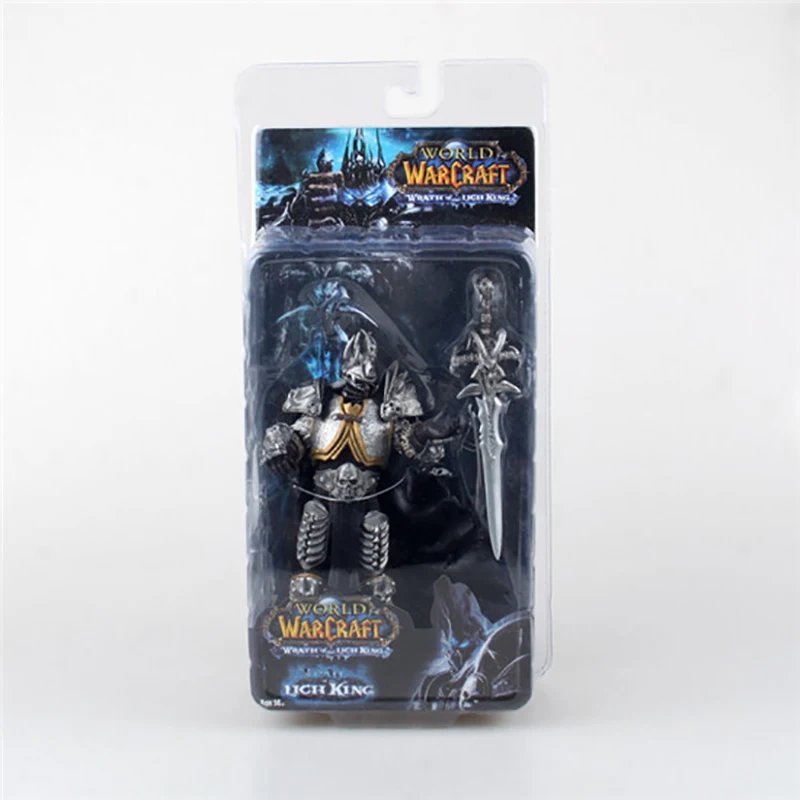 wow Lich King Arthas Death Knight  PVC Action Collectible Model Toy  (4)