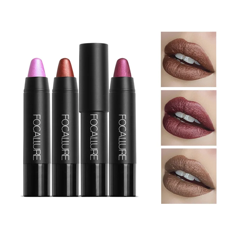 Металлический блеск губ. Помада от FOCALLURE - фото