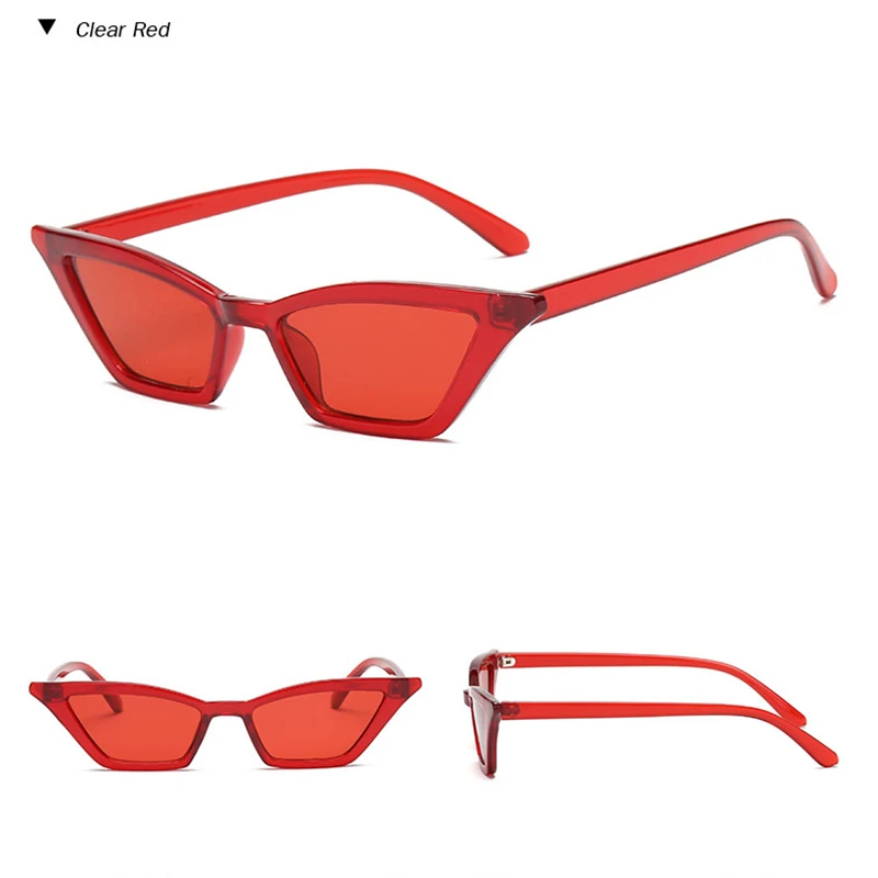 Kpay Dropshipping Sunglasses Women Cat Eye Luxury Brand Designer Sun Glasses Retro Small Red ladies Sunglass Car Eyewear Oculos
