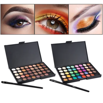 

ELECOOL 40 Colors Eye Makeup Nudes Pallete Matte Eyeshadow Pallete Glitter Powder Eye Shadows Earth Pearl Shimmer Cosmetic TSLM1