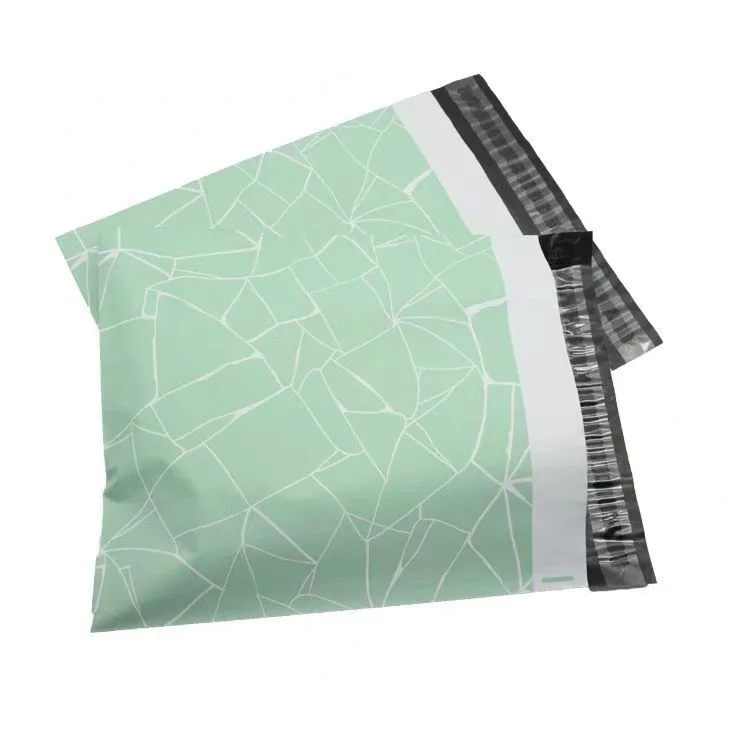 300 шт пластиковый почтовый ящик самоклеящийся курьерский конверт поли упаковка для отправки посылок 25x29 см - Цвет: 300pcs Stone pattern
