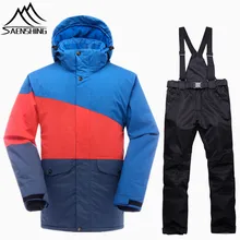 SAENSHING Брендовые костюмы для сноубординга, мужские лыжные костюмы, водонепроницаемые супер теплые зимние лыжные куртки, штаны для сноуборда, уличные лыжные зимние костюмы