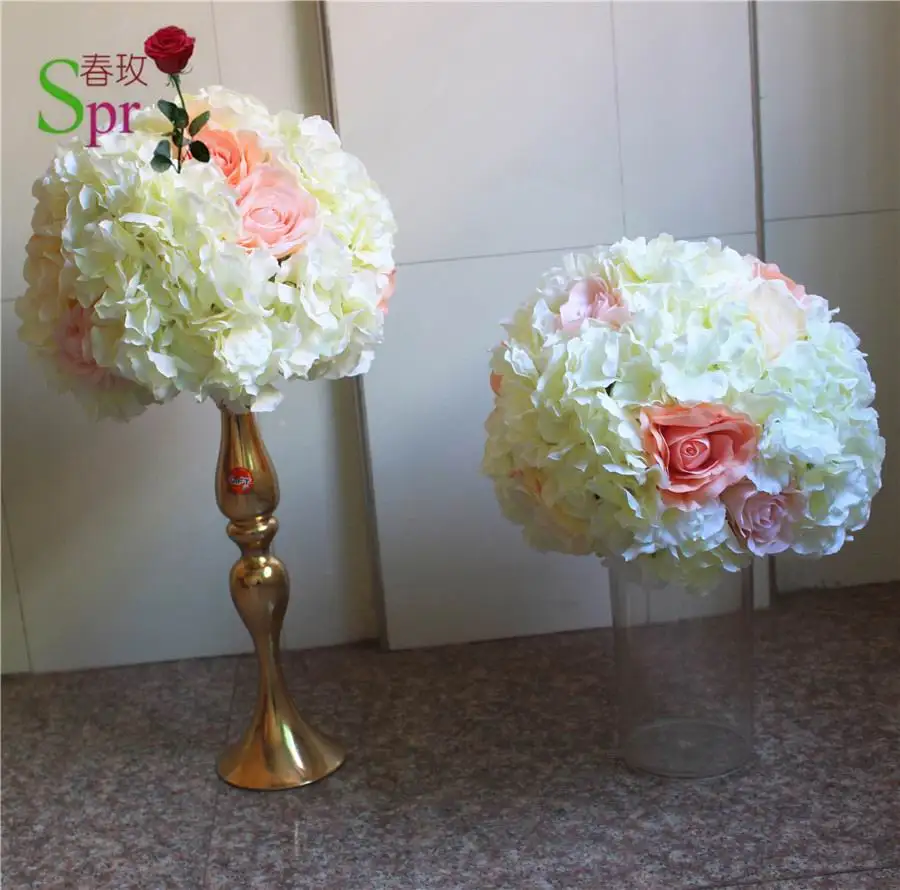 SPR Free shipping! wedding road lead artificial flower ball table