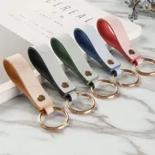 High-Grade Genuine Leather Women Keychain Car Key Chains for Key Rings Holder Cute Purse Pendant Bag Charm Couples Lovers Gift latest fashion genuine leather rodeo pony charm for women s bag new horse bag charm 2 side bicolor pm 13 10 cheap purse charm