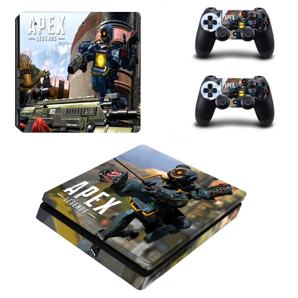 Игра Apex Legends PS4 тонкая кожа Наклейка виниловая для консоли Playstation 4 и 2 контроллеров PS4 тонкая кожа Наклейка