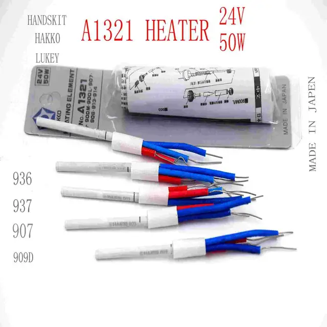 HAKKO A1321 907handle Ceramic Heating Element for 952d 898D+ 909D+ and