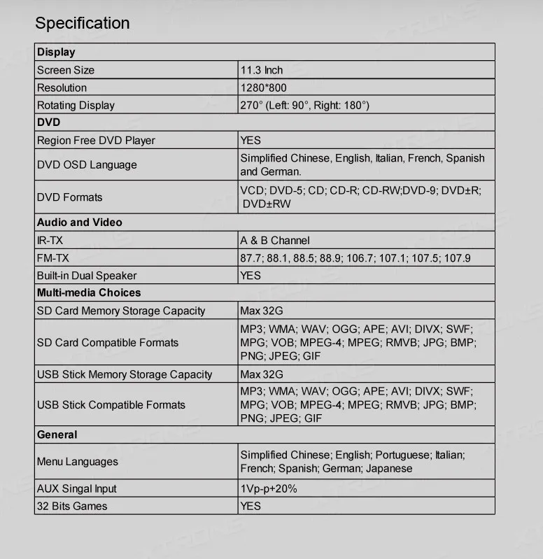 Flash Deal 11.3" HD Car Flip Down Monitor Roof Mounted DVD Player ,1280*800 Rotating Screen 270 Overhead Ceiling Monitor DVD USB SD Game 8 Flash Deal 11.3" HD Car Flip Down Monitor Roof Mounted DVD Player ,1280*800 Rotating Screen 270 Overhead Ceiling Monitor DVD USB SD Game 8