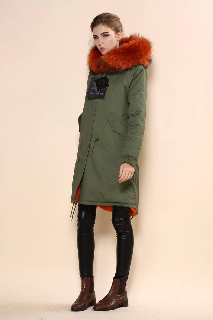 Дизайн длинные пальто стеганая куртка большой верхняя одежда с меховым воротником меха пальто