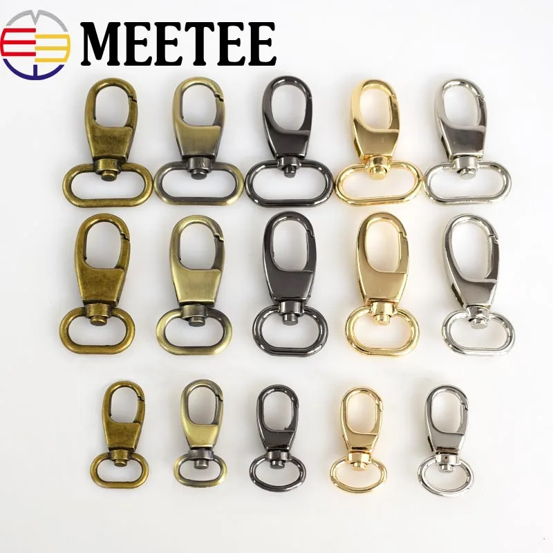 

5Pcs 13mm 20mm 25mm Bag Metal Buckles Keychain Dog Collar Strap Snap Hook Handbag Bag Hanger Swivel Clip Lobster Clasp