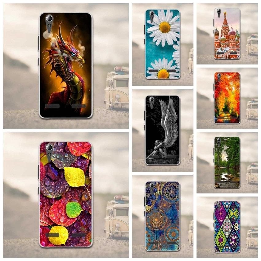 Funda para Lenovo A6010 Plus A6000, funda de silicona blanda TPU para ...