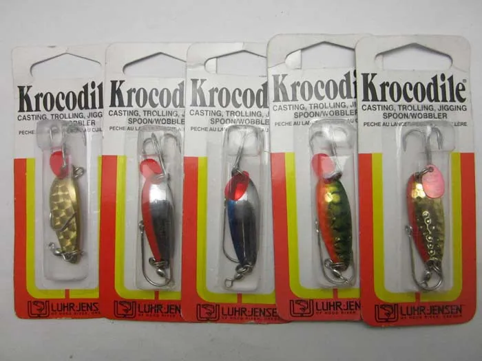 Fishing Spoon Lure Casting/Trolling/Jigging Spoon Wobbler Trout Bass