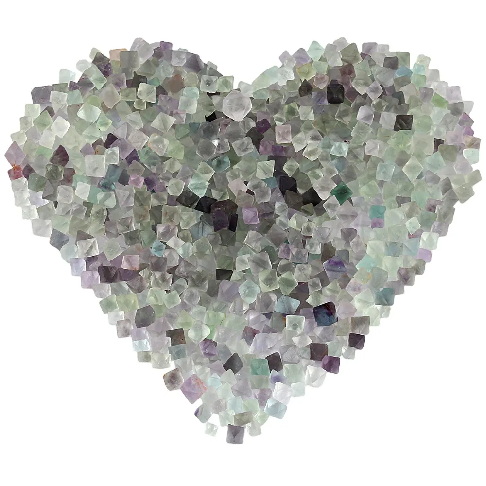 0.5lb (230g) Natural Fluorite Rhombus Crystal Raw Stone for Cabbing,Cutting,Lapidary,Tumbling,Wire Wrapping,Wicca and Reiki
