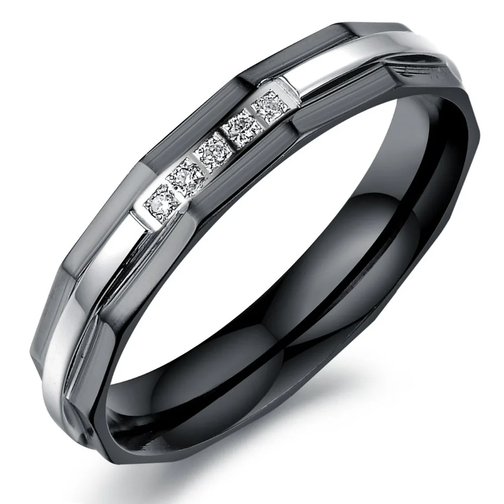 aliexpresscom buy trustylan one piece price new his and hers promise ring sets fashion black wedding rings for men and women stainless steel ring from - Black Wedding Rings Sets aliexpresscom buy trustylan one piece price new his and hers promise ring sets fashion black wedding rings for men and women stainless steel ring from - Black Wedding Rings Sets