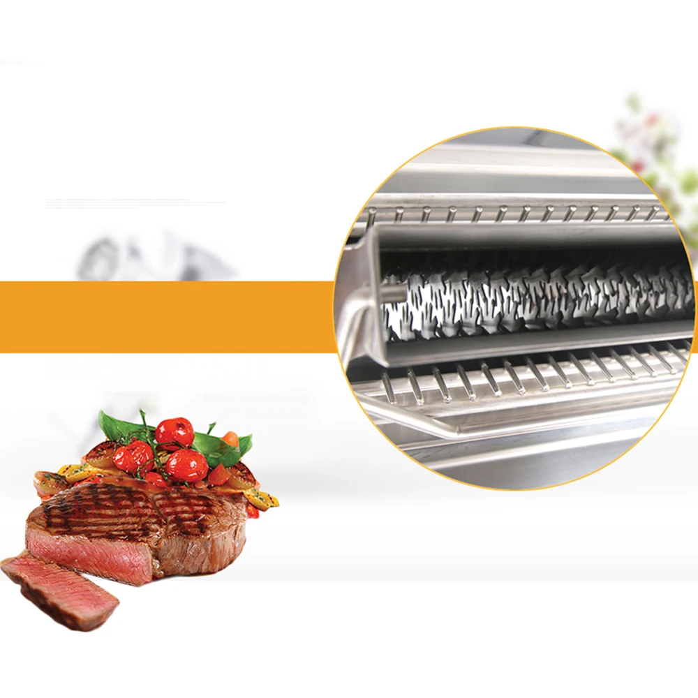 ITOP Meat Tenderizer Machine Commercial Meat Tenderizer  Tool Stainless Steel Poultry Steak Beef Maker Manual Kitchen Cook Tool