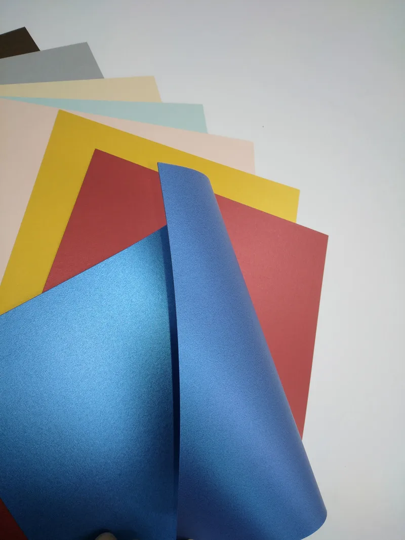 

New A4 250g Double-sided Pearly Paper Pure Wood Puree Surface Smooth Color Crafts And Scrapbooking Decor DIY Card Paper