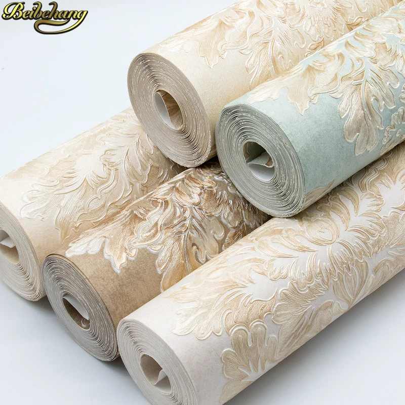 beibehang papel de parede 3D Damascus relief wallpaper for walls 3 d Bedroom Modern Living Room mural Wall Paper wall-paper beibehang papel de parede 3D Damascus relief wallpaper for walls 3 d Bedroom Modern Living Room mural Wall Paper wall-paper
