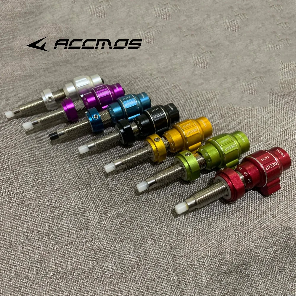 

7 Colour Decut ZX229 Archery Cushion Plunger Micro-Click Spring Tension Plunger For Recurve Bow Accessories
